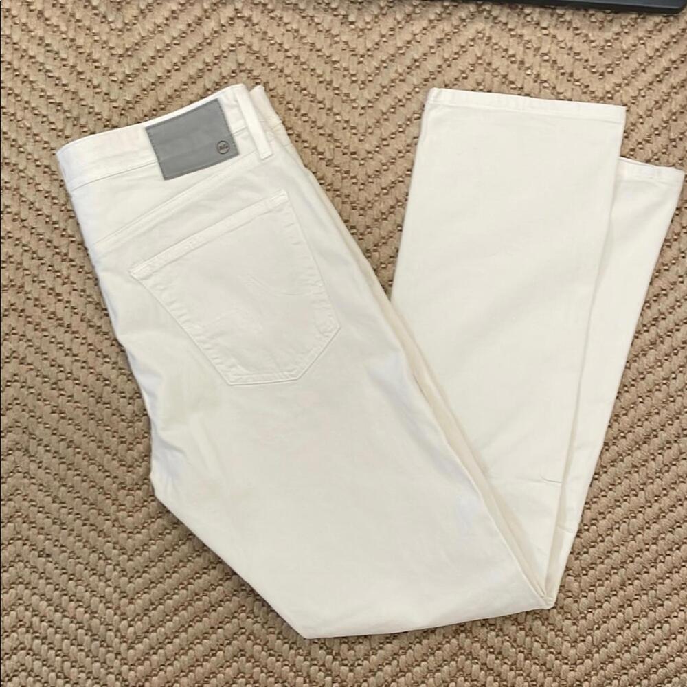 Adriano Goldschmied - The Everett Slim Straight Pants - Cream White - 34